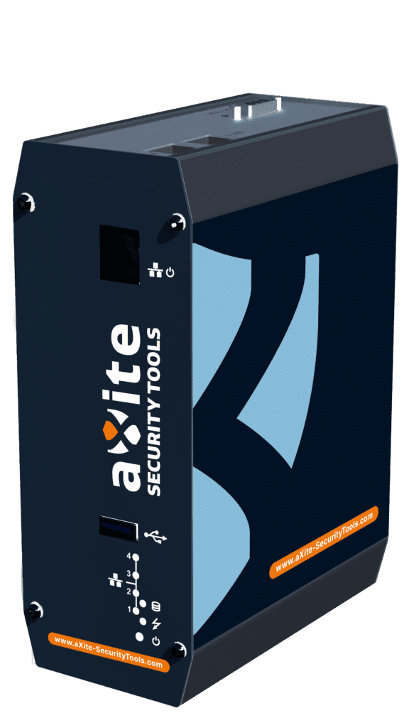 AX-Box Gatekeeper hardware appliance.