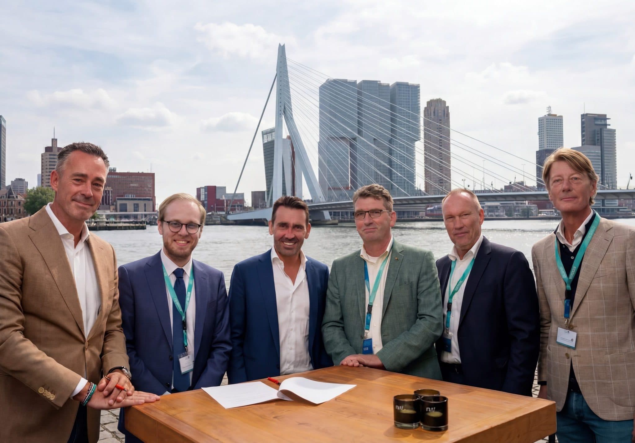 MDM-PROTECT launch signing in Rotterdam: aXite, Jansma International, Shipping Technology and Wijgaart Shipping